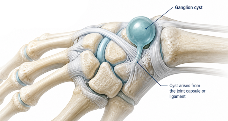 ganglion cyst on the wrist