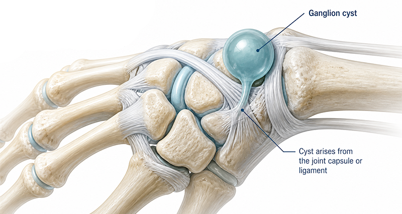 ganglion cyst on the wrist