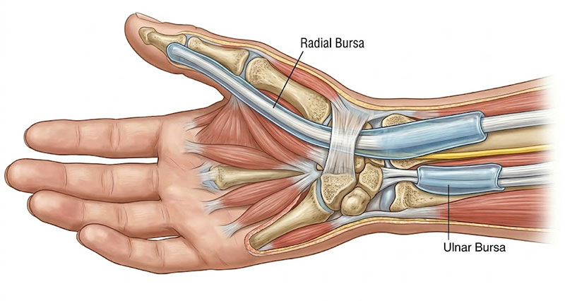 wrist bursitis