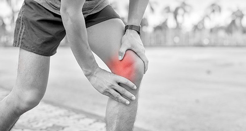 burning pain on inside of knee