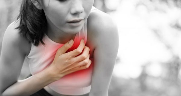 Cardiac chest pain in athletes