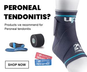 peroneal tendonitis advert