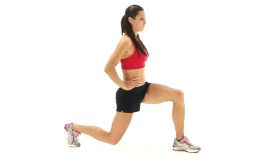 Lunge exercise