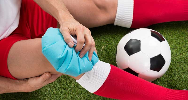 Benefits of cold therapy footballer