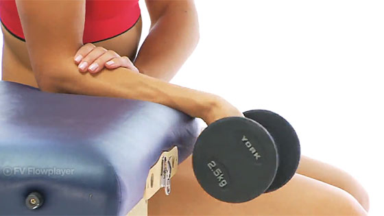 Wrist flexion golfer's elbow exercises