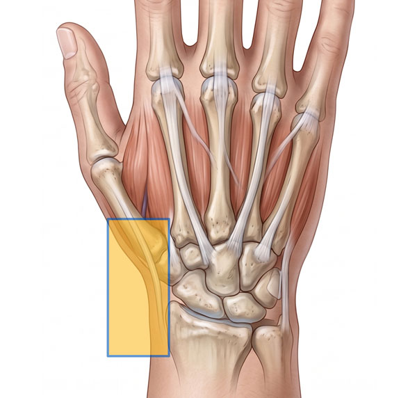 dorsal-radial-wrist600 Dorcal radial wrist pain