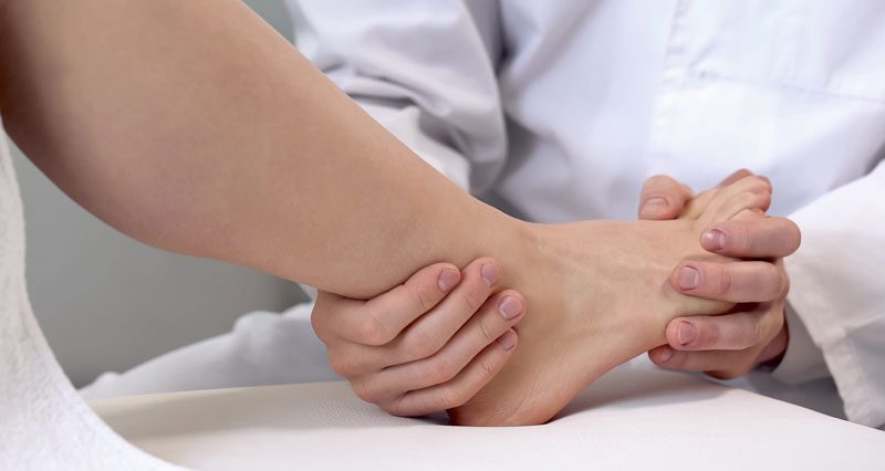 Ankle sprain assessment and diagnosis