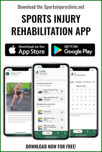 Sports rehabilitation app