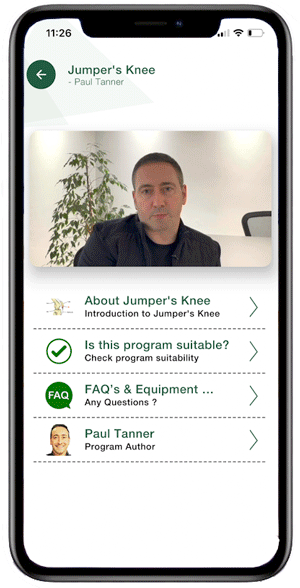 patellar tendon straps in our mobile app