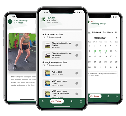 sports rehab app