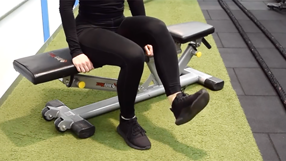 Active ankle mobility