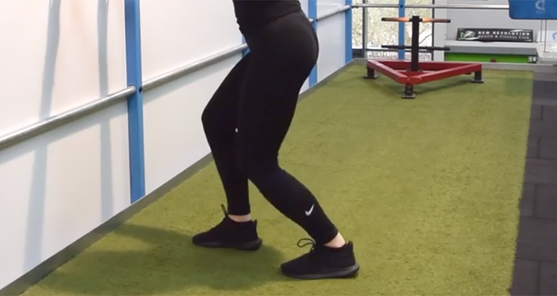 Bent Knee Calf Stretch