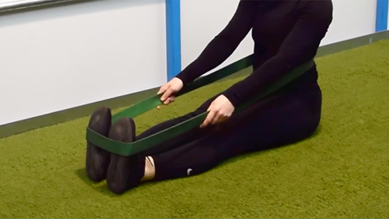 sustained calf stretch