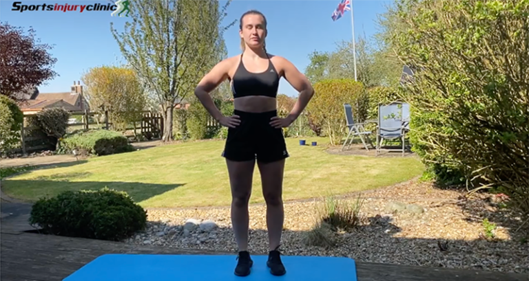 double leg stand eyes closed