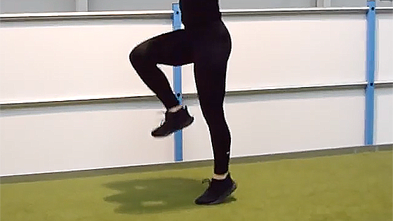 heel to toe
