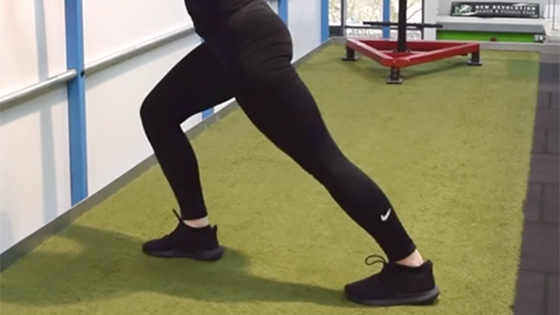 straight leg calf stretch