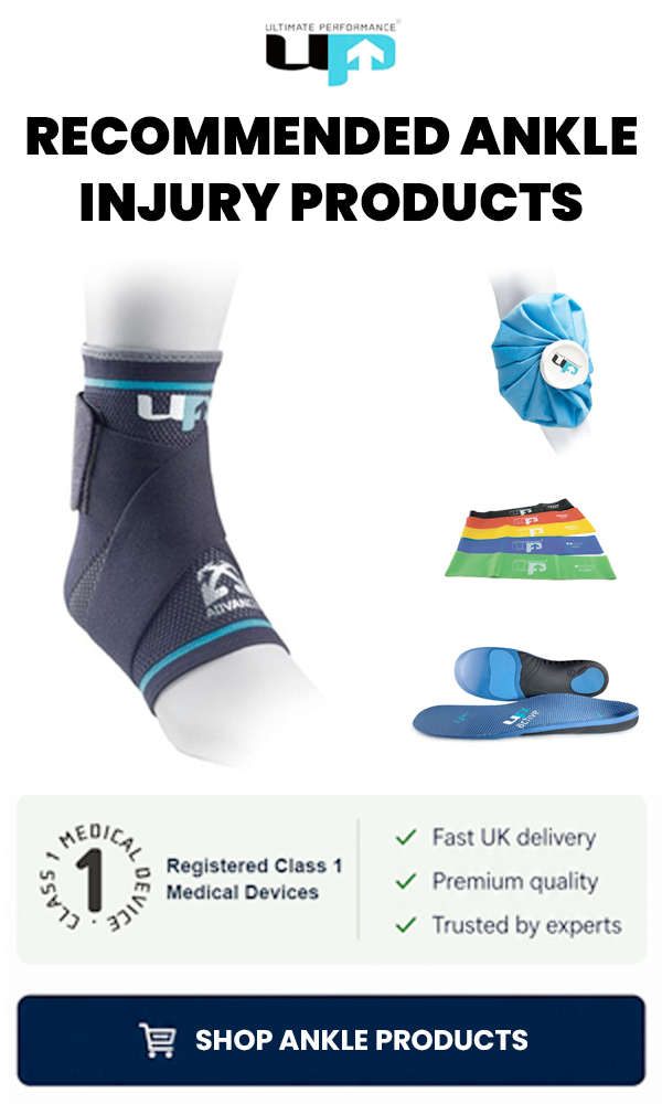 ankle injury products advert