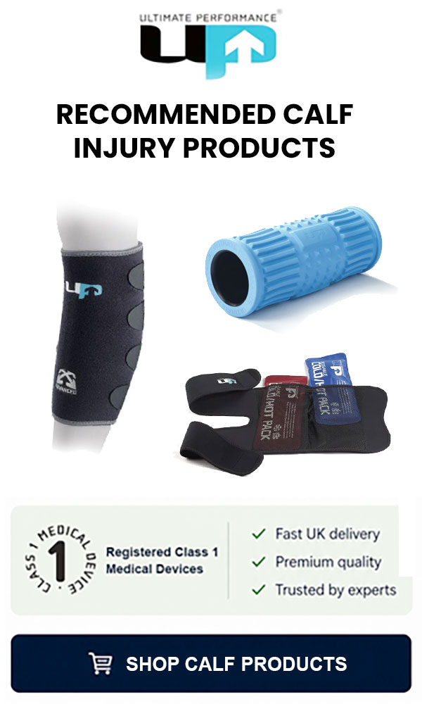 calf injury products advert