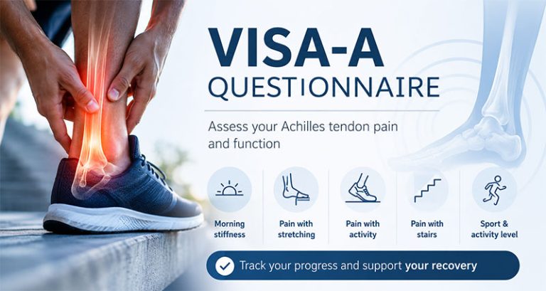 visa questionnaire for achilles pain